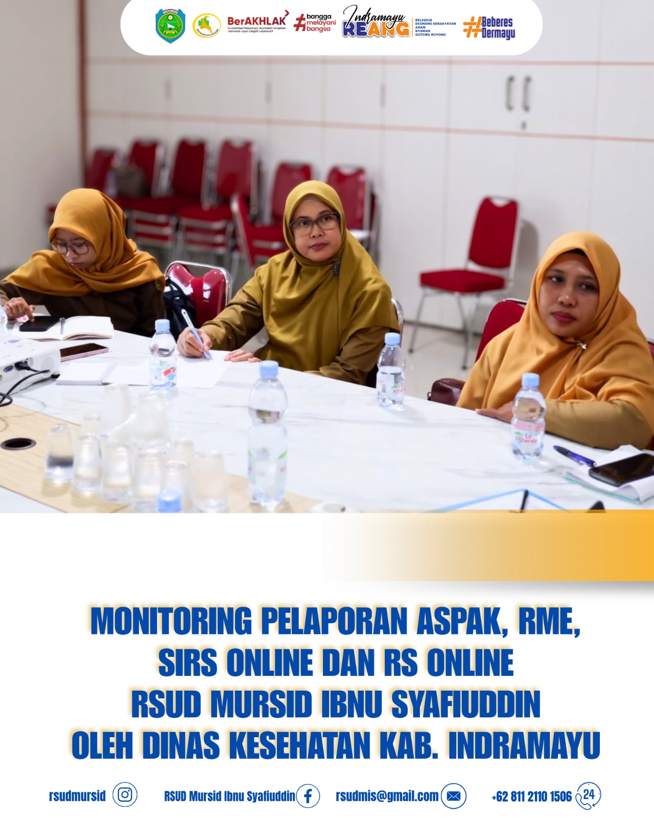 Monitoring Pelaporan ASPAK, RME, SIRS Online dan RS Online