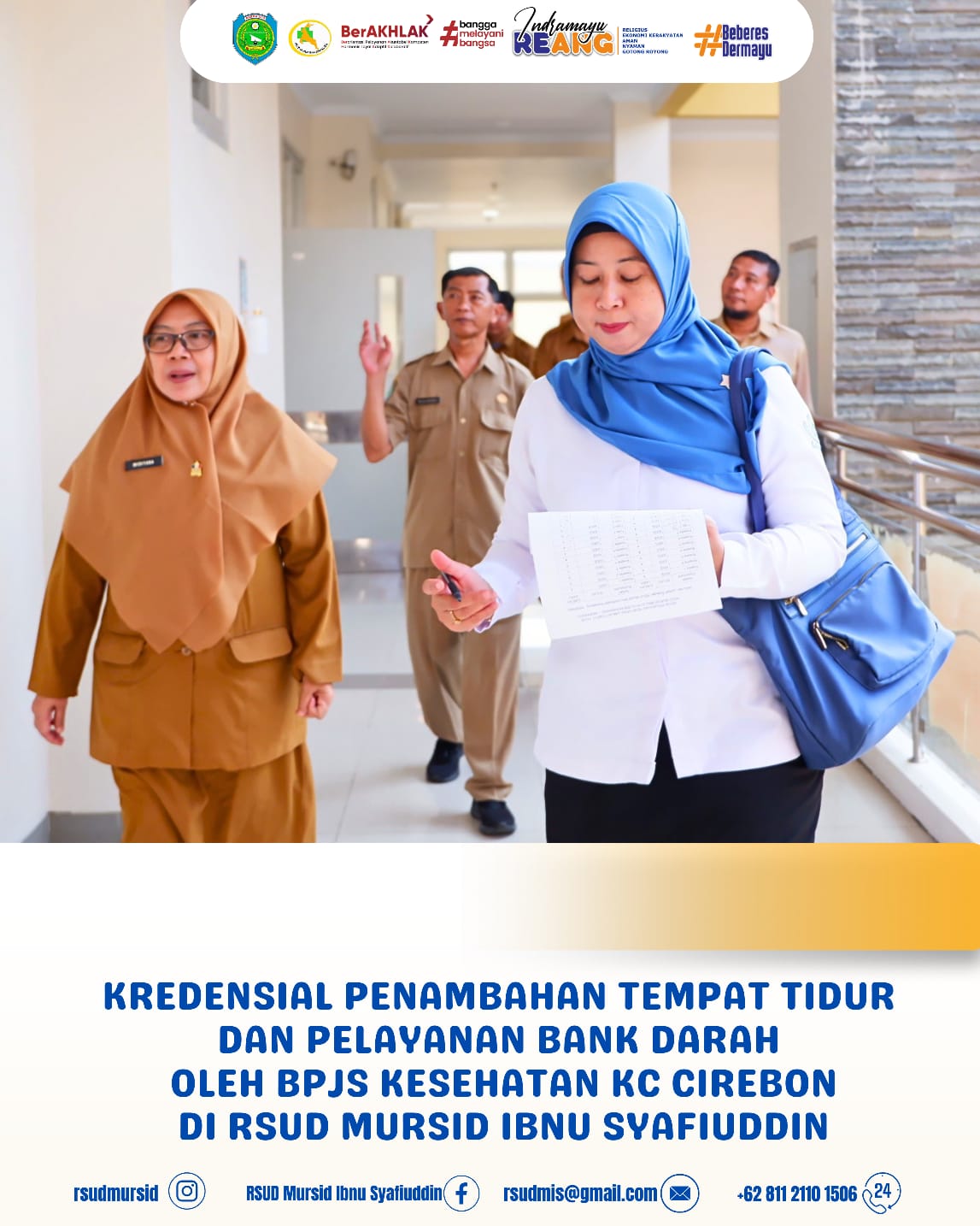 KREDENSIAL PENAMBAHAN TEMPAT TIDUR DAN PELAYANAN BANK DARAH OLEH BPJS KESEHATAN KC CIREBON