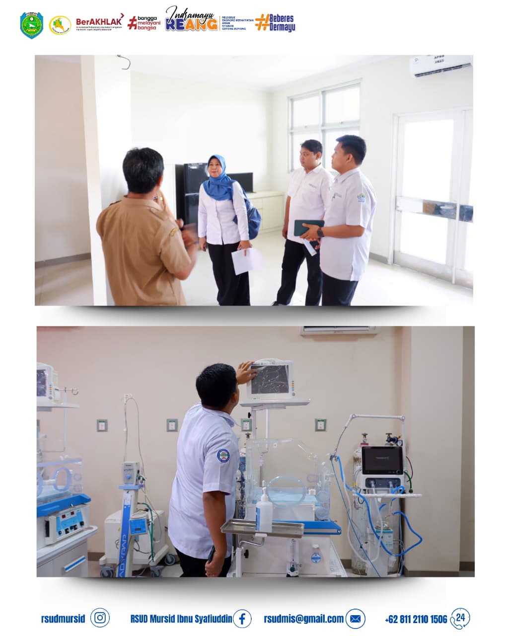 KREDENSIAL PENAMBAHAN TEMPAT TIDUR DAN PELAYANAN BANK DARAH OLEH BPJS KESEHATAN KC CIREBON
