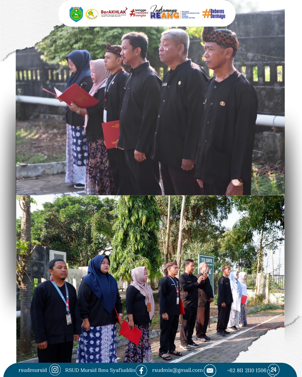 Dokumentasi Keigatan Upacara Peringatan Hari Keluarga Ke 33